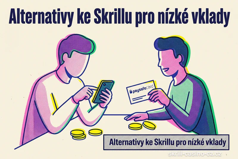 Alternativy ke Skrillu pro nízké vklady