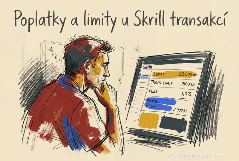 Poplatky a limity u Skrill transakcí (Detailní rozpis)