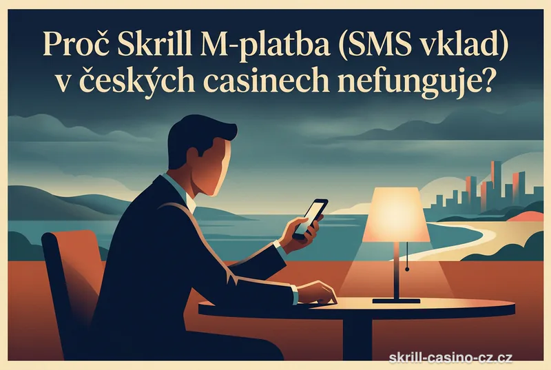 Proč Skrill M-platba (SMS vklad) v českých casinech nefunguje?